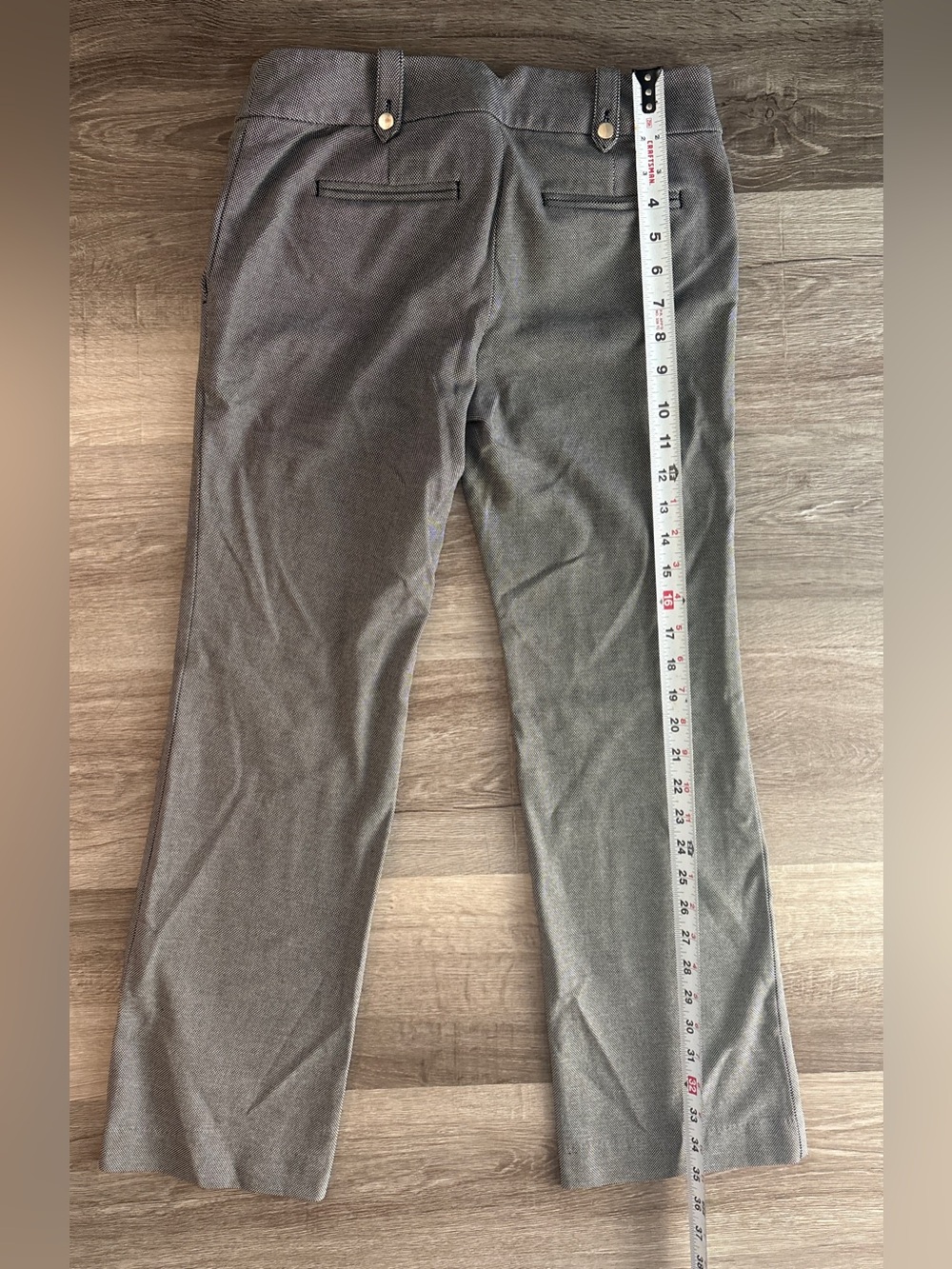 LOFT 0 PetitieWomen’s Gray Dress Pants - Classic Straight Fit - Picture 4 of 5